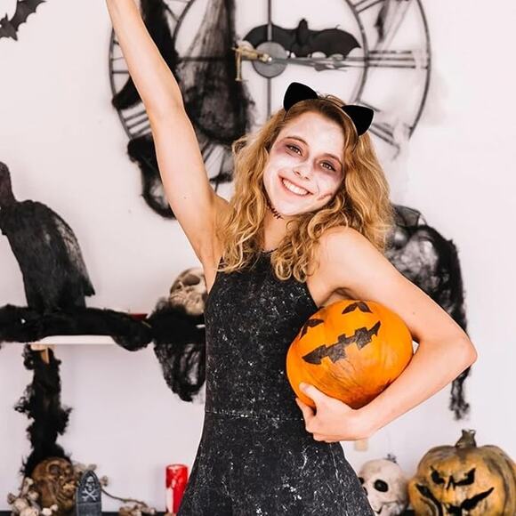 Cat Ears Headband Women Cute Costume Hair Accessory Halloween Party Cosplay - Picture 5 of 6